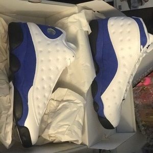 Air Jordan 13 Retro Blue and White